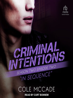 Criminal Intentions - Audiobook